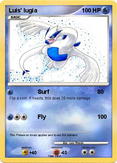 Pokemon Luis' lugia