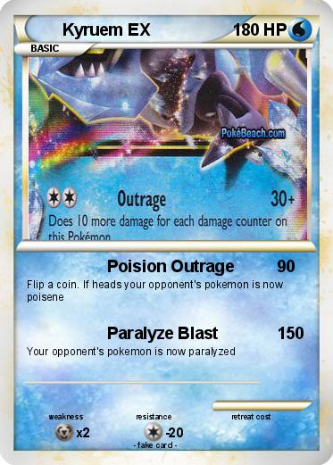 Pokemon Kyruem EX