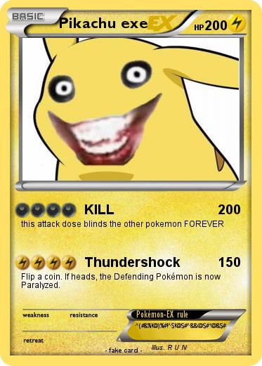 Pokemon Pikachu exe