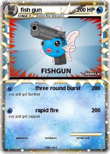 Pokemon fish gun