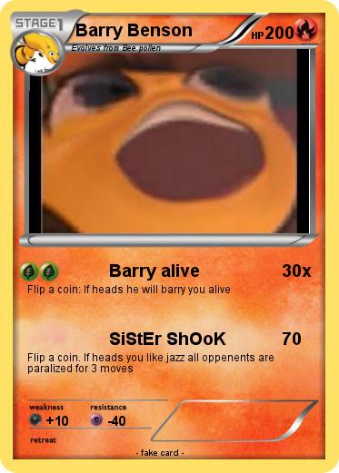 Pokemon Barry Benson
