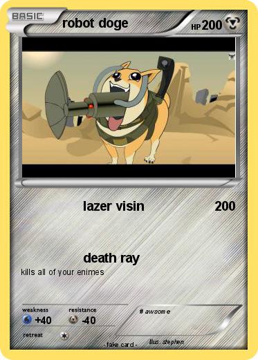 Pokemon robot doge