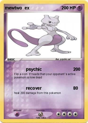 Pokemon mewtwo  ex