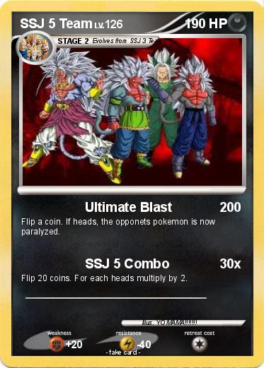 Pokemon SSJ 5 Team