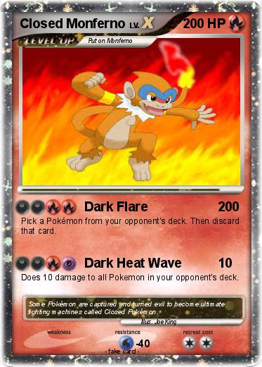 Pokemon Closed Monferno