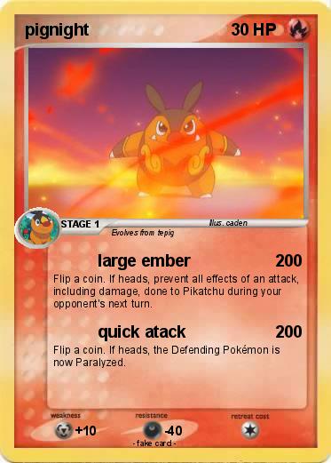 Pokemon pignight