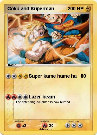 Pokemon Goku and Superman