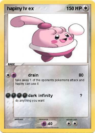 Pokemon hapiny lv ex 