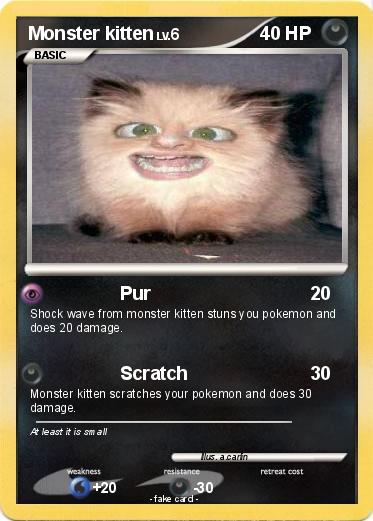 Pokemon Monster kitten
