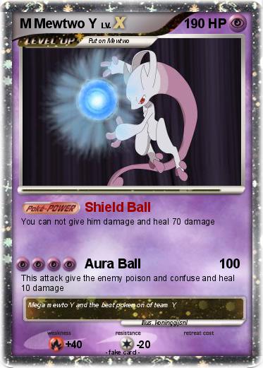 Pokemon M Mewtwo Y