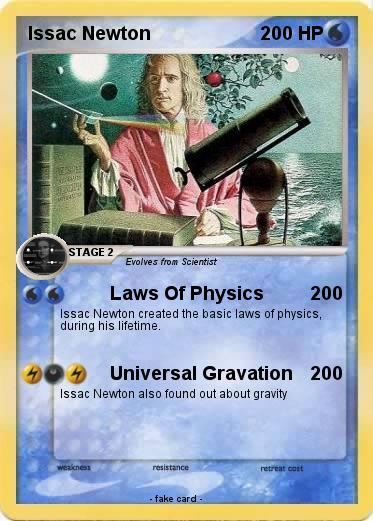 Pokemon Issac Newton