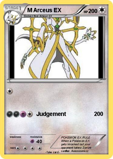 Pokemon M Arceus EX