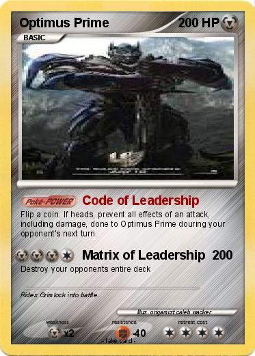 Pokemon Optimus Prime