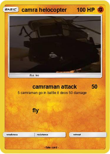 Pokemon camra helocopter
