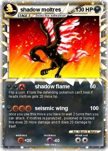 Pokemon shadow moltres