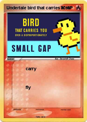 Pokemon Undertale Bird That Carries Frisk