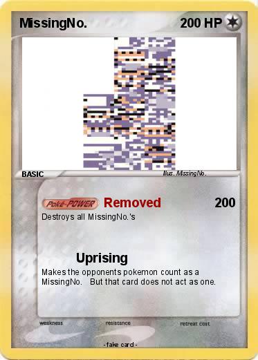 Pokemon MissingNo.