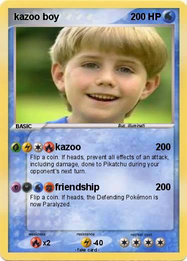 Pokemon kazoo boy