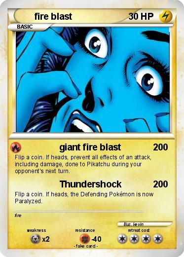 Pokemon fire blast