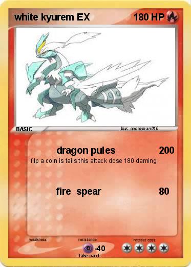 Pokemon white kyurem EX