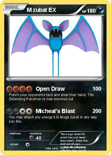 Pokemon M zubat EX