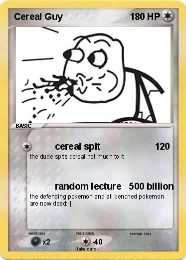 Pokemon Cereal Guy