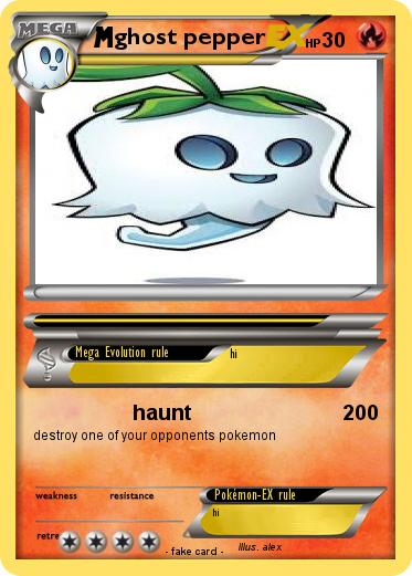 Pokemon ghost pepper