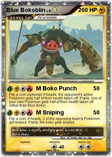 Pokemon Blue Bokoblin