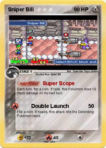 Pokemon Sniper Bill