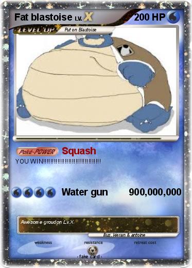 Pokemon Fat blastoise