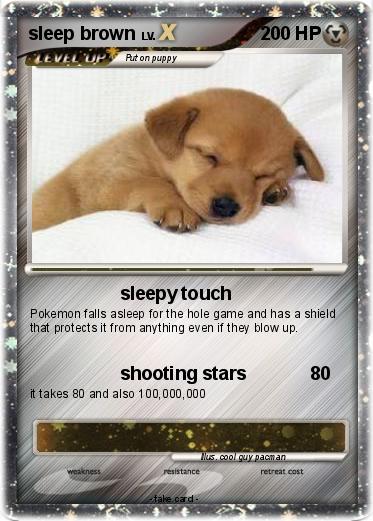 Pokemon sleep brown