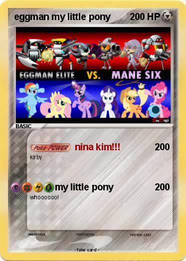 Pokemon eggman my little pony