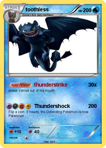 Pokemon toothless