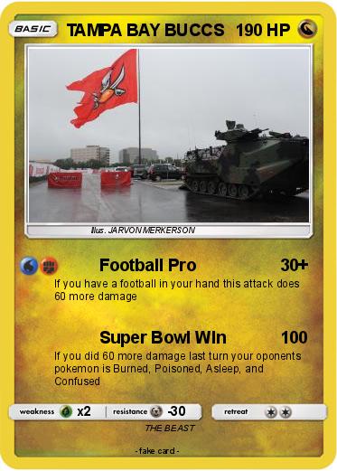 Pokemon TAMPA BAY BUCCS