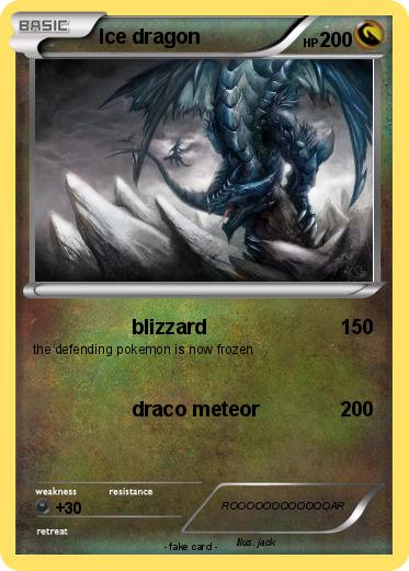 Pokemon Ice dragon