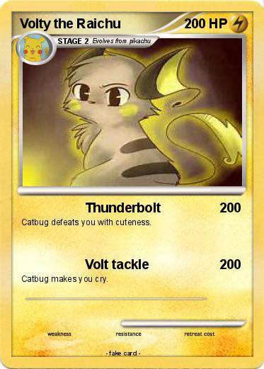 Pokemon Volty the Raichu