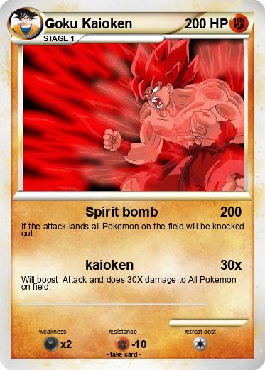 Pokemon Goku Kaioken