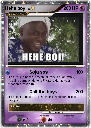 Pokemon Hehe boy