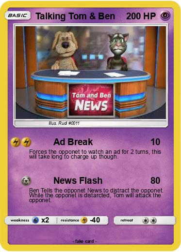 Pokemon Talking Tom & Ben
