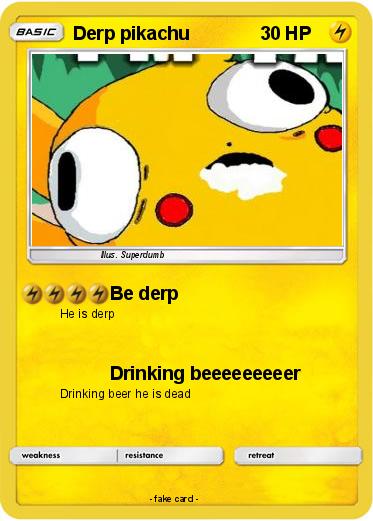 Pokemon Derp pikachu