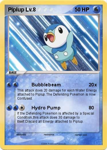 Pokemon Piplup Lv.8