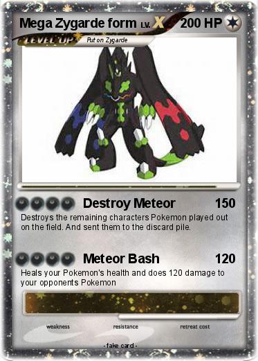 Pokemon Mega Zygarde form
