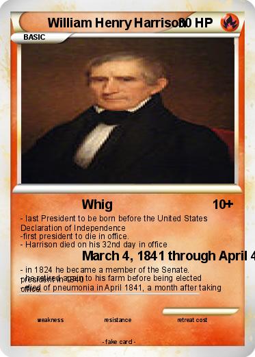 Pokemon William Henry Harrison