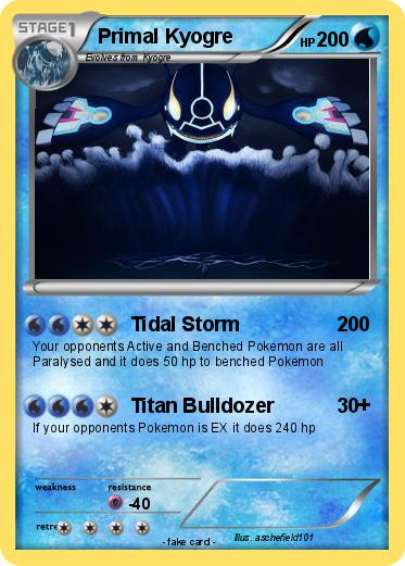 Pokemon Primal Kyogre