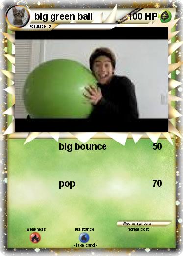 Pokemon big green ball