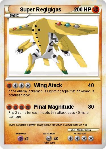Pokemon Super Regigigas