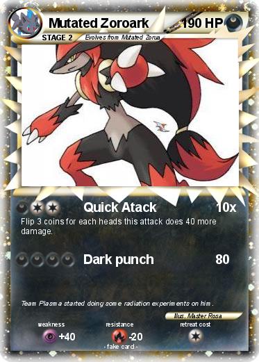 Pokemon Mutated Zoroark