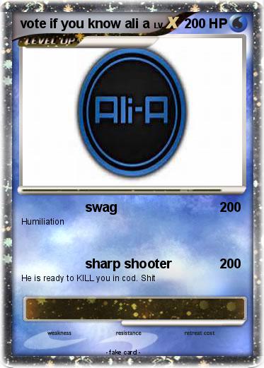 Pokemon vote if you know ali a