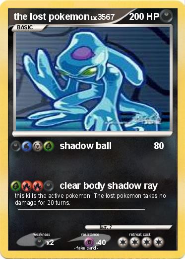 Pokemon the lost pokemon