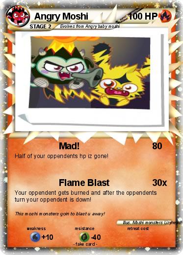 Pokemon Angry Moshi